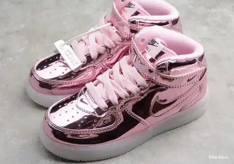 1 Force Rose Air Mid Kids Pink 314197-8300 Nike WB 0604